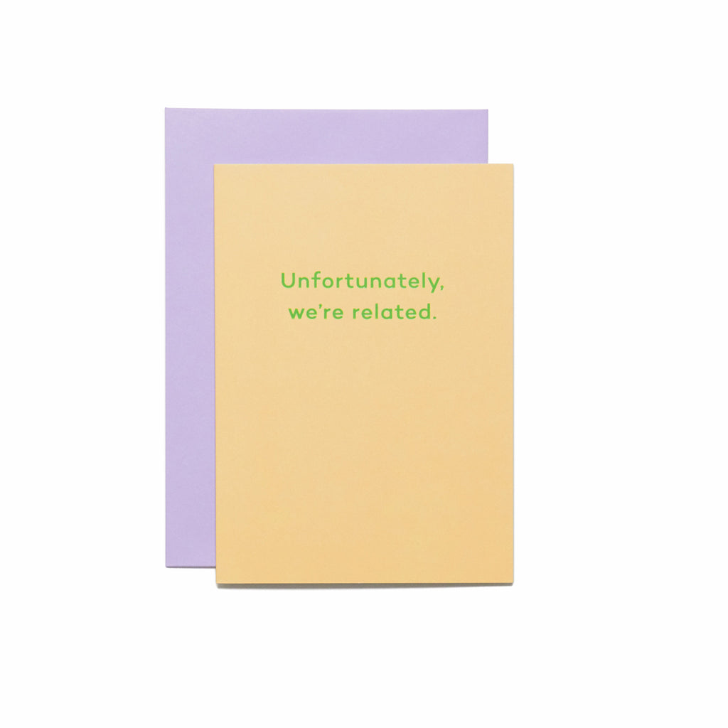 The Unfortunately We're Related Bundle - 6 cards